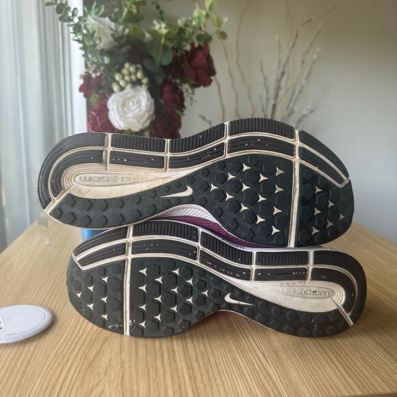 NIKE AIR ZOOM PEGASUS 34 Port Wine Size 9 Purple Sneakers Athleisure Gorpcore - Picture 9 of 12